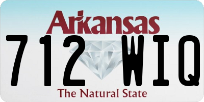 AR license plate 712WIQ