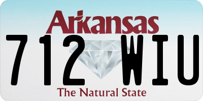 AR license plate 712WIU