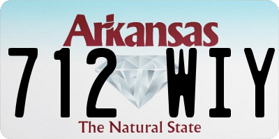 AR license plate 712WIY