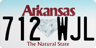 AR license plate 712WJL