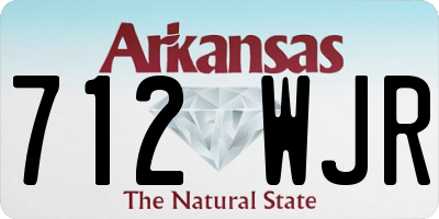 AR license plate 712WJR