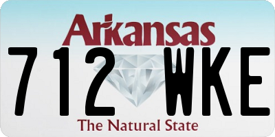 AR license plate 712WKE