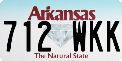 AR license plate 712WKK