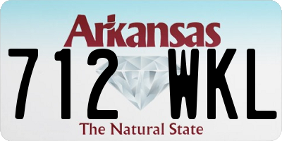AR license plate 712WKL