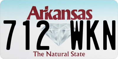 AR license plate 712WKN