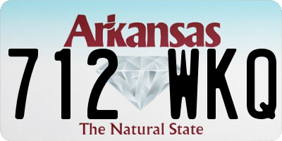 AR license plate 712WKQ