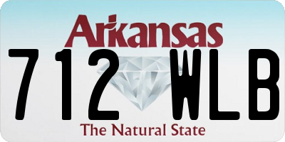 AR license plate 712WLB