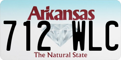 AR license plate 712WLC