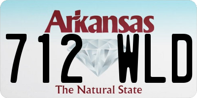 AR license plate 712WLD