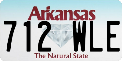 AR license plate 712WLE