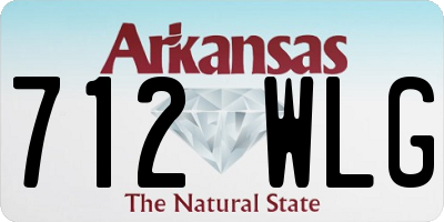 AR license plate 712WLG
