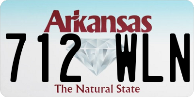 AR license plate 712WLN