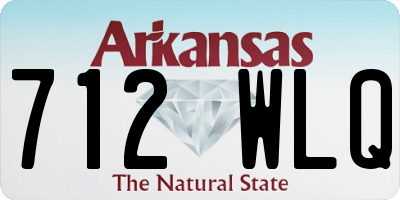 AR license plate 712WLQ