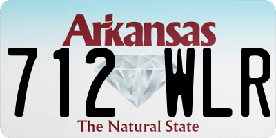 AR license plate 712WLR