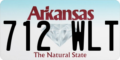 AR license plate 712WLT