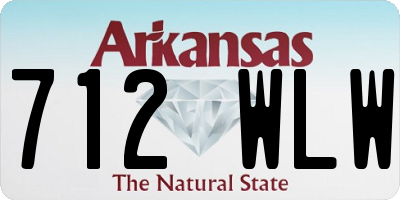 AR license plate 712WLW