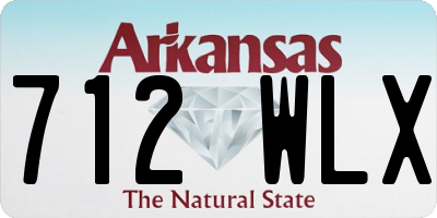 AR license plate 712WLX
