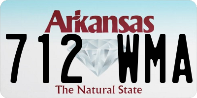 AR license plate 712WMA