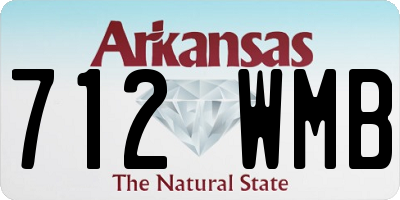 AR license plate 712WMB