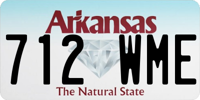 AR license plate 712WME