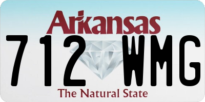 AR license plate 712WMG