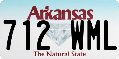 AR license plate 712WML