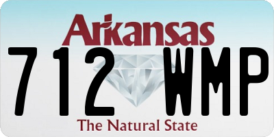 AR license plate 712WMP