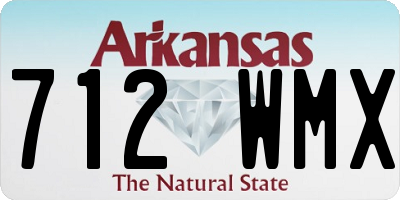AR license plate 712WMX