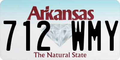 AR license plate 712WMY