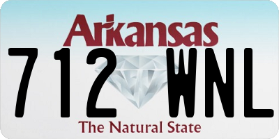 AR license plate 712WNL
