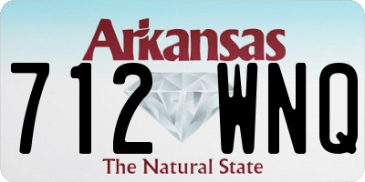 AR license plate 712WNQ