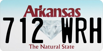 AR license plate 712WRH