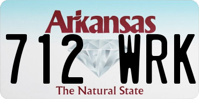 AR license plate 712WRK