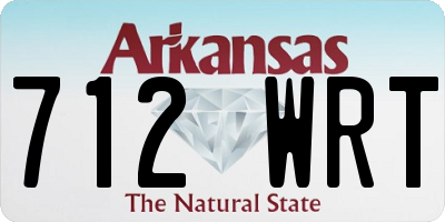 AR license plate 712WRT