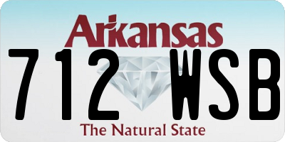 AR license plate 712WSB