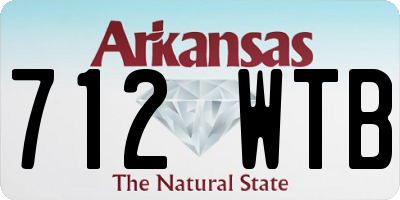 AR license plate 712WTB