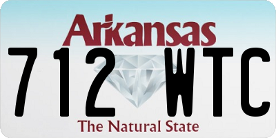 AR license plate 712WTC