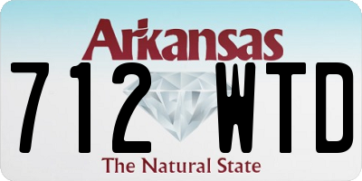 AR license plate 712WTD