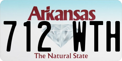 AR license plate 712WTH