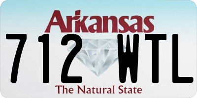 AR license plate 712WTL