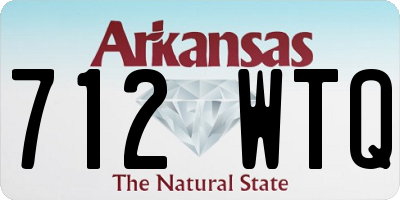 AR license plate 712WTQ