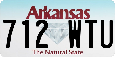 AR license plate 712WTU
