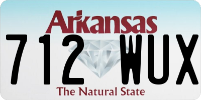 AR license plate 712WUX