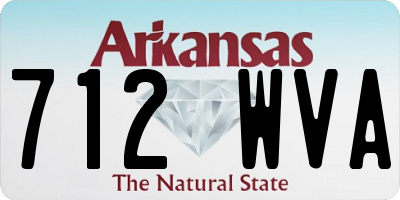 AR license plate 712WVA