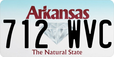 AR license plate 712WVC
