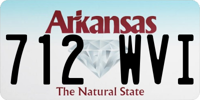 AR license plate 712WVI