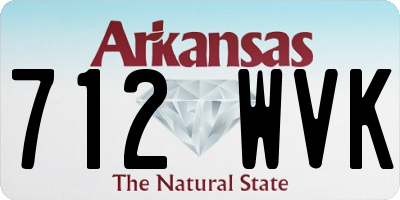 AR license plate 712WVK