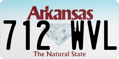 AR license plate 712WVL