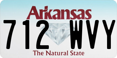 AR license plate 712WVY