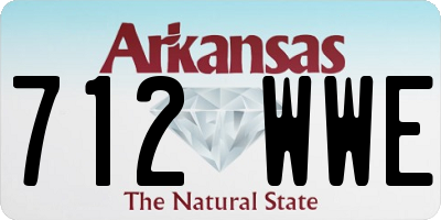 AR license plate 712WWE